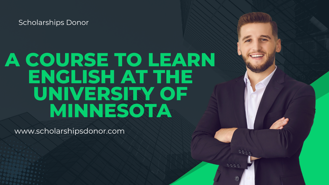 A course to learn English at the University of Minnesota