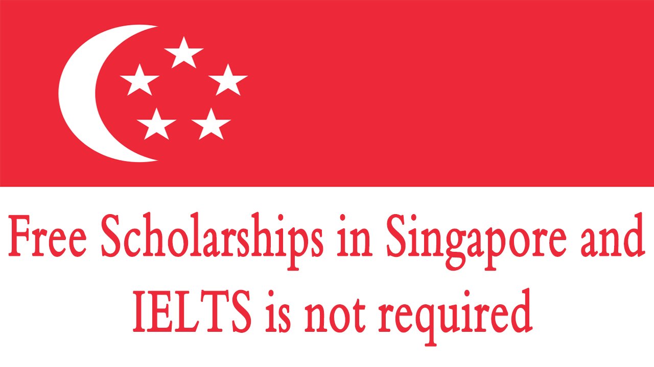 Free Scholarships in Singapore and IELTS is not required